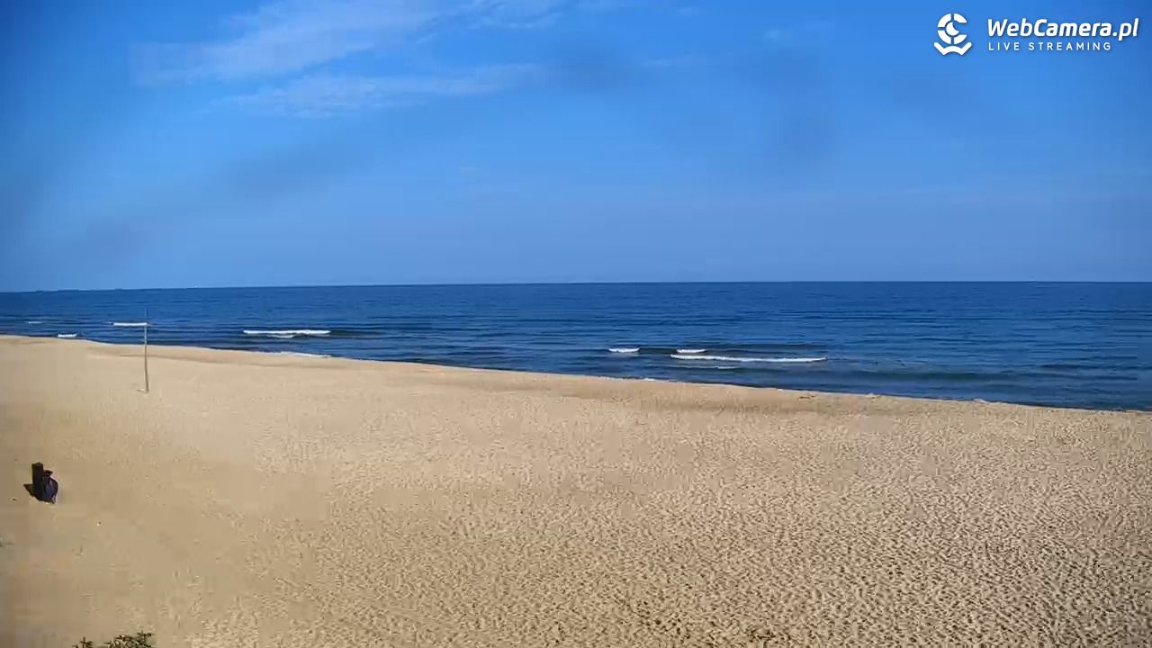 JASTRZĘBIA GÓRA - widok na plażę - 27 lipiec 2025, 08:05