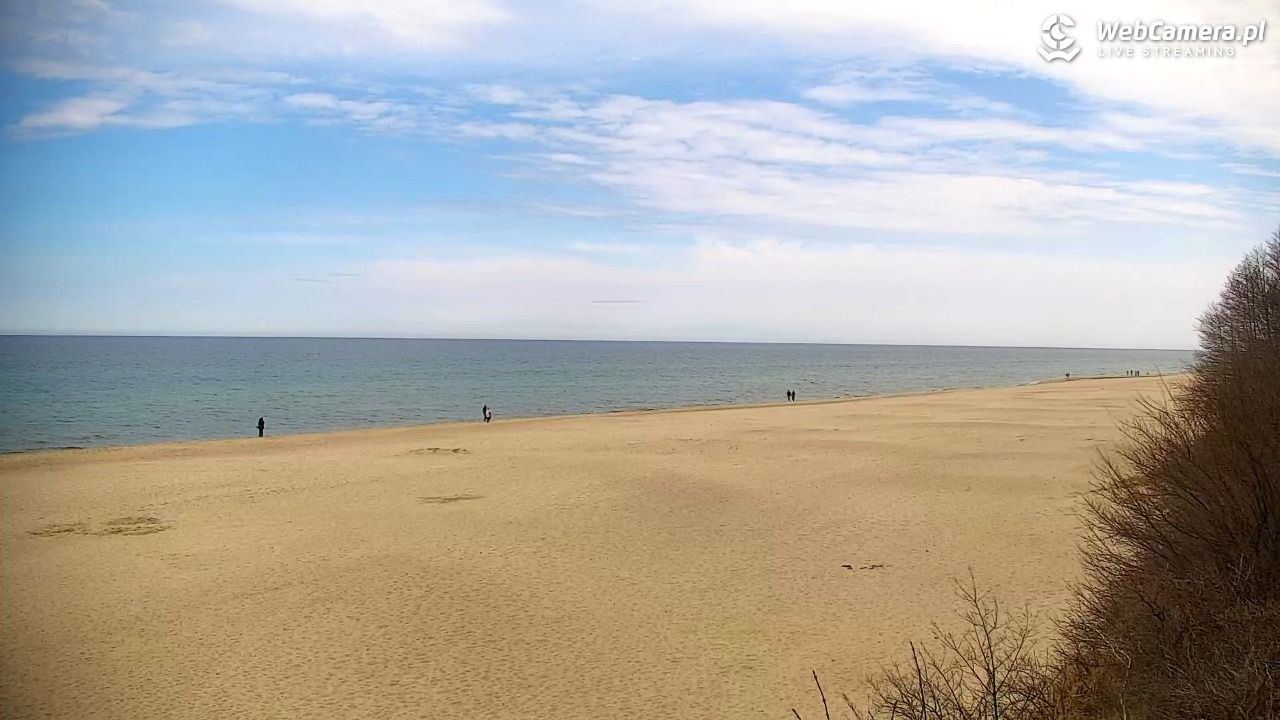 JASTRZĘBIA GÓRA - widok na plażę - 19 kwiecień 2026, 11:34