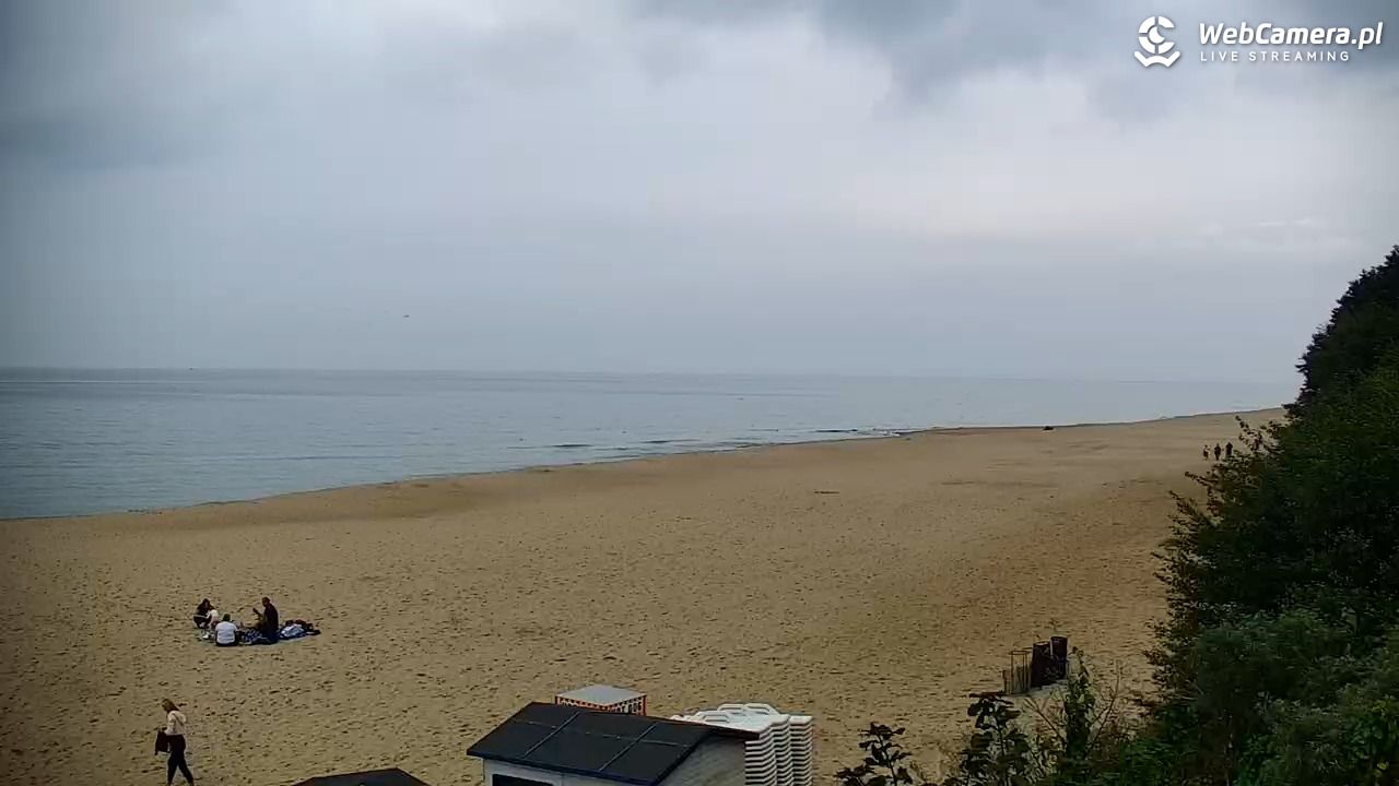 JASTRZĘBIA GÓRA - widok na plażę - 14 wresień 2025, 16:57
