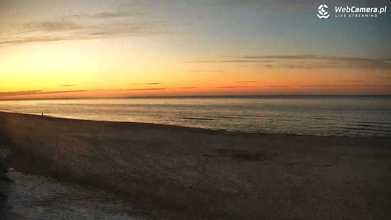 JASTRZĘBIA GÓRA - widok na plażę - 03 marzec 2026, 17:55