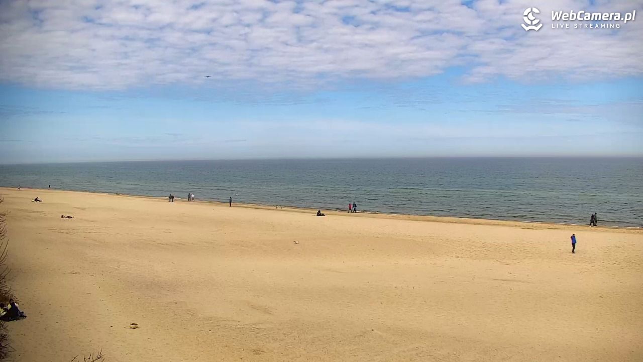 JASTRZĘBIA GÓRA - widok na plażę - 18 kwiecień 2026, 11:42