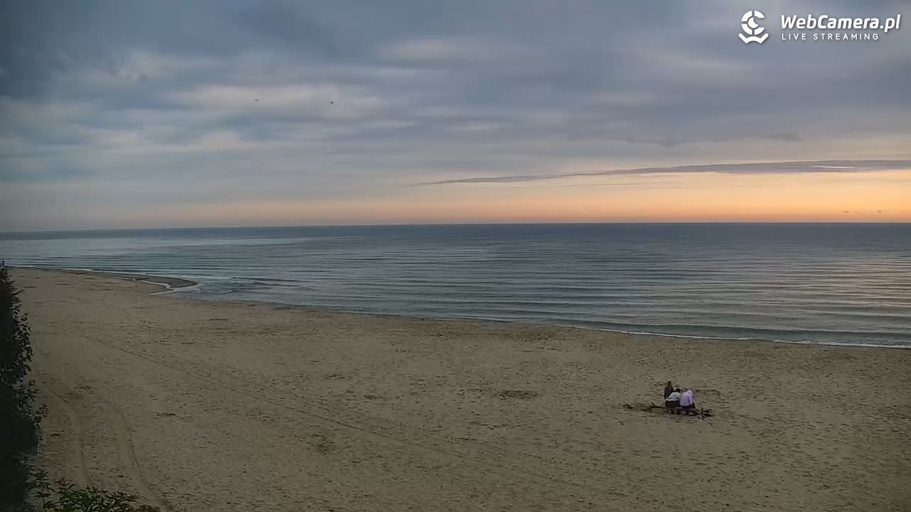 JASTRZĘBIA GÓRA - widok na plażę - 01 sierpień 2026, 05:21