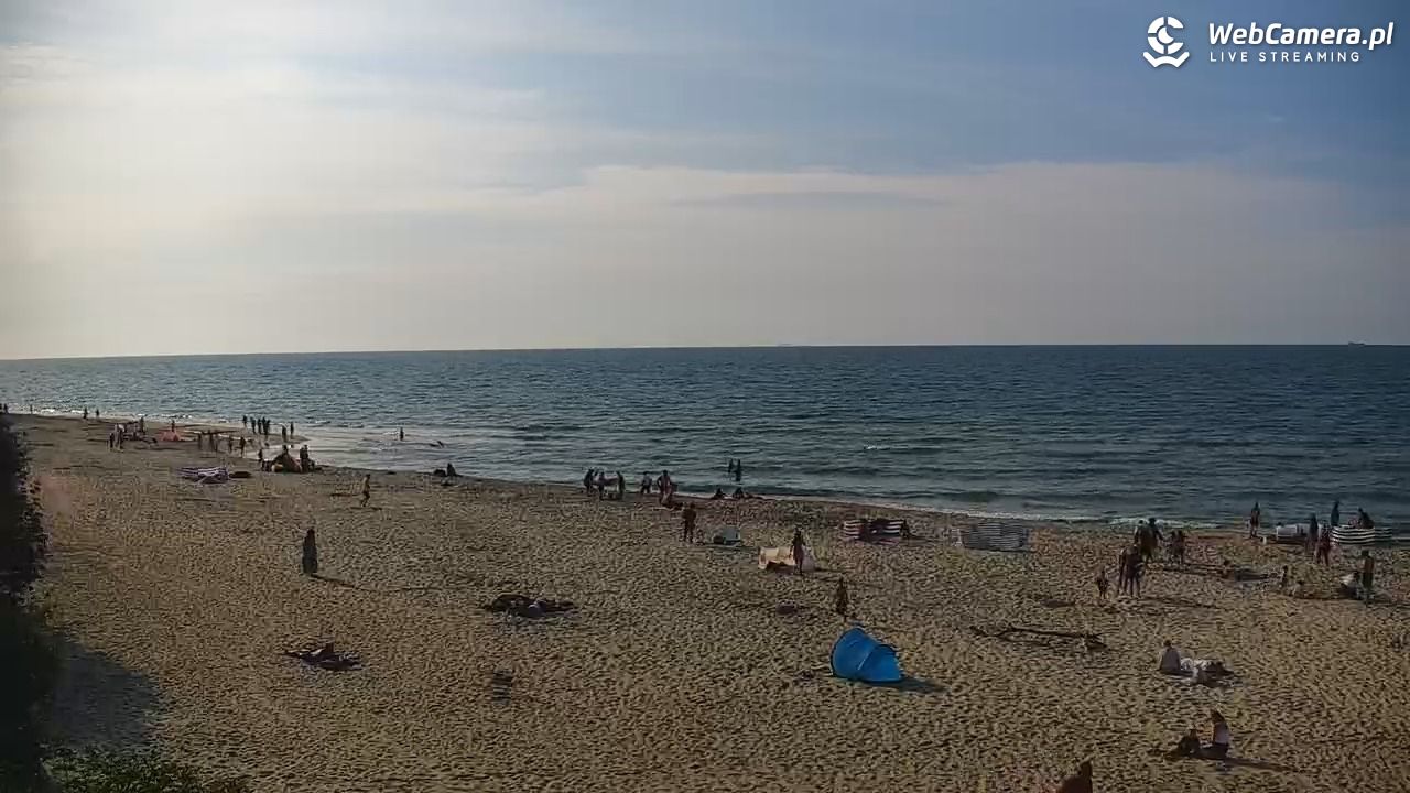 JASTRZĘBIA GÓRA - widok na plażę - 31 lipiec 2026, 17:47