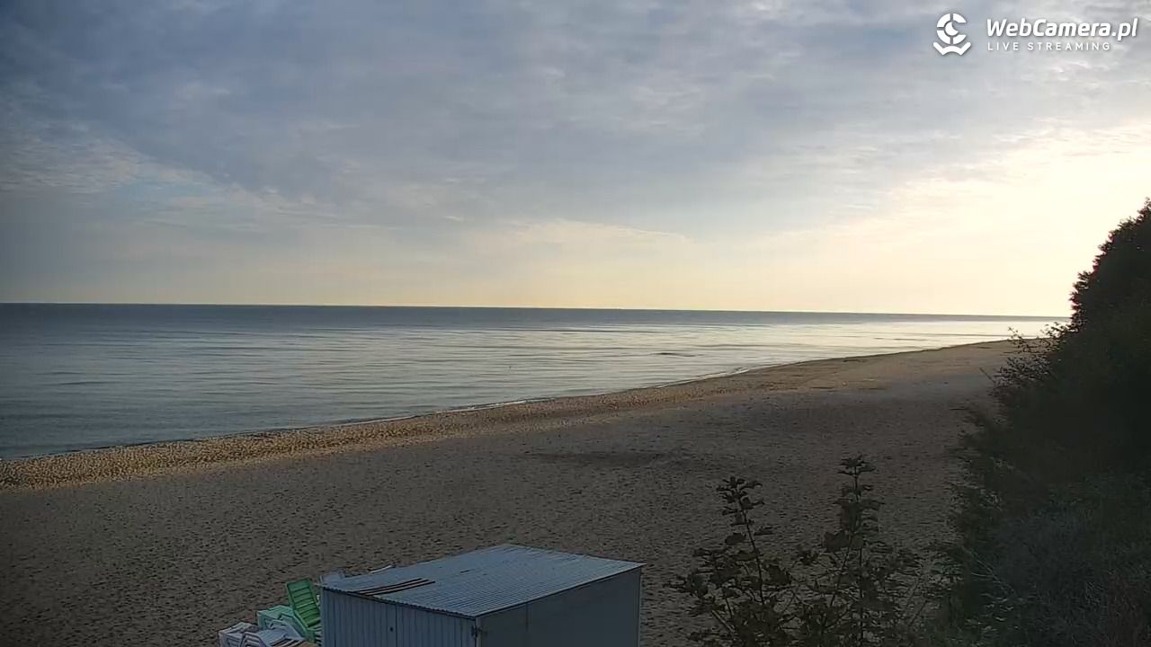 JASTRZĘBIA GÓRA - widok na plażę - 29 wresień 2026, 07:47