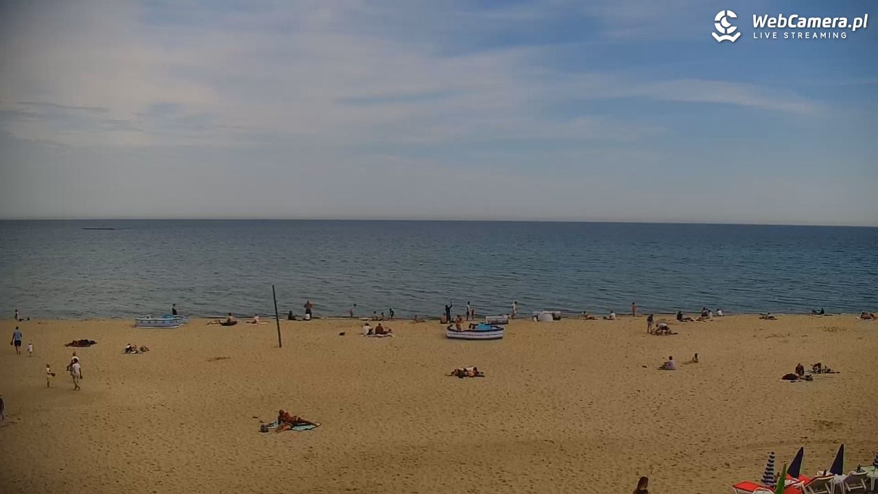 JASTRZĘBIA GÓRA - widok na plażę - 07 czerwiec 2026, 10:32