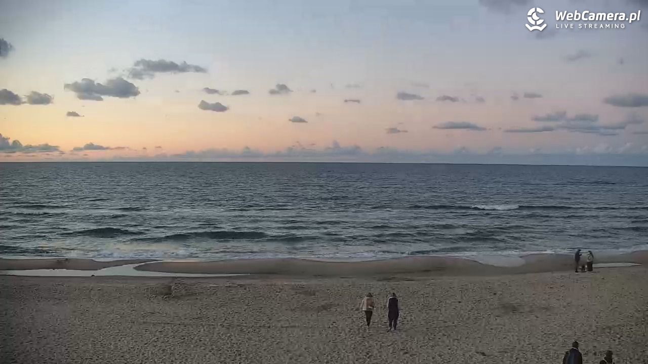 JASTRZĘBIA GÓRA - widok na plażę - 24 wresień 2026, 18:55