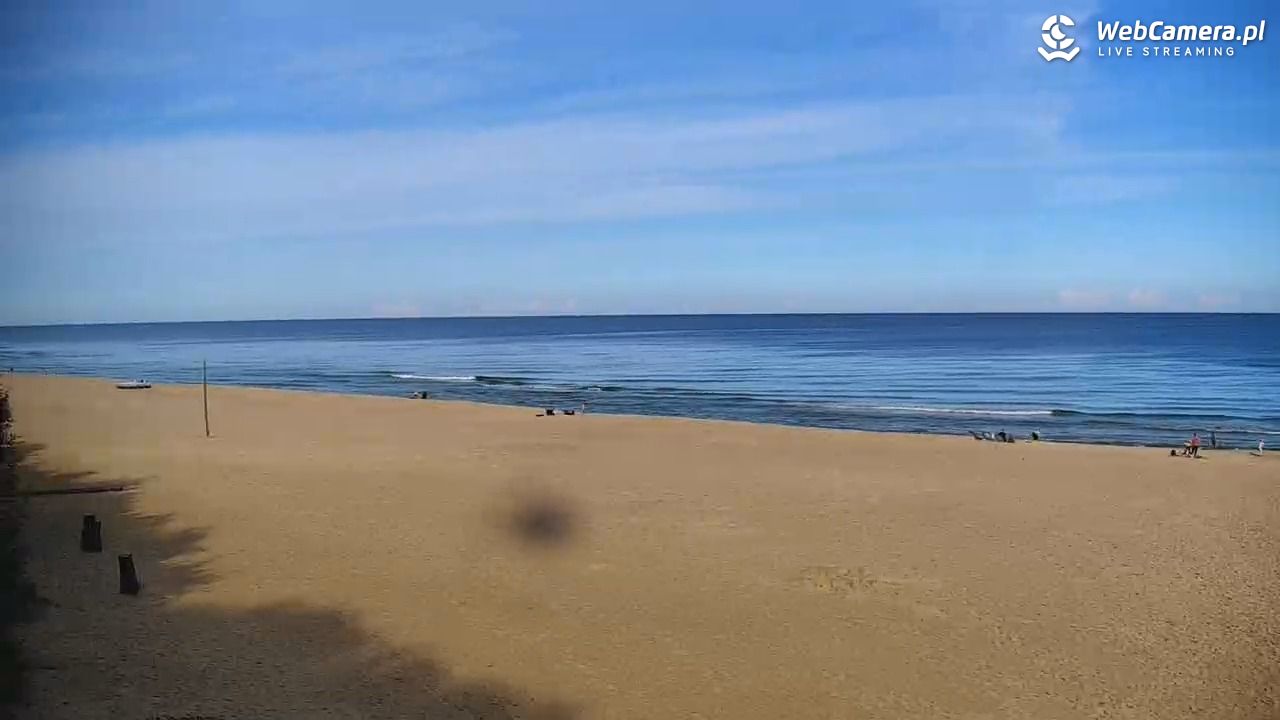 JASTRZĘBIA GÓRA - widok na plażę - 14 wresień 2025, 08:44