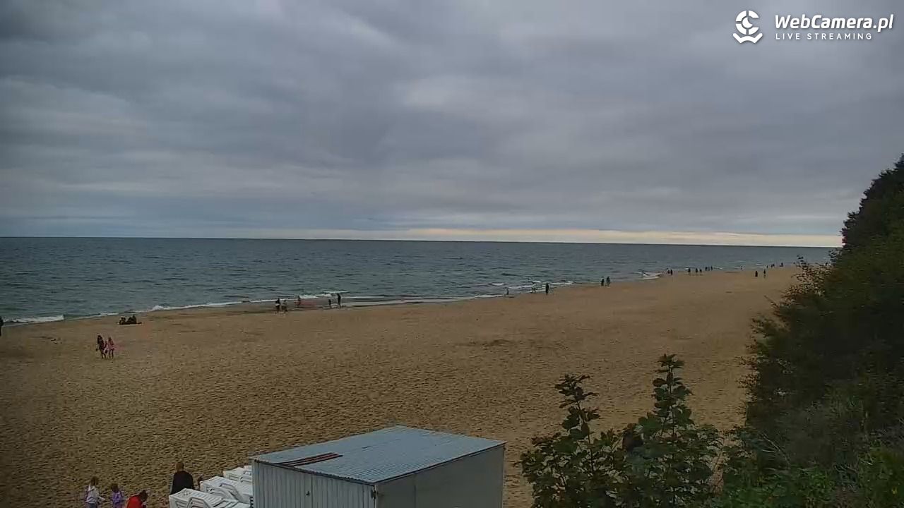 JASTRZĘBIA GÓRA - widok na plażę - 01 sierpień 2026, 19:53