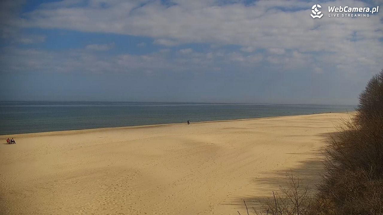JASTRZĘBIA GÓRA - widok na plażę - 16 kwiecień 2026, 11:46
