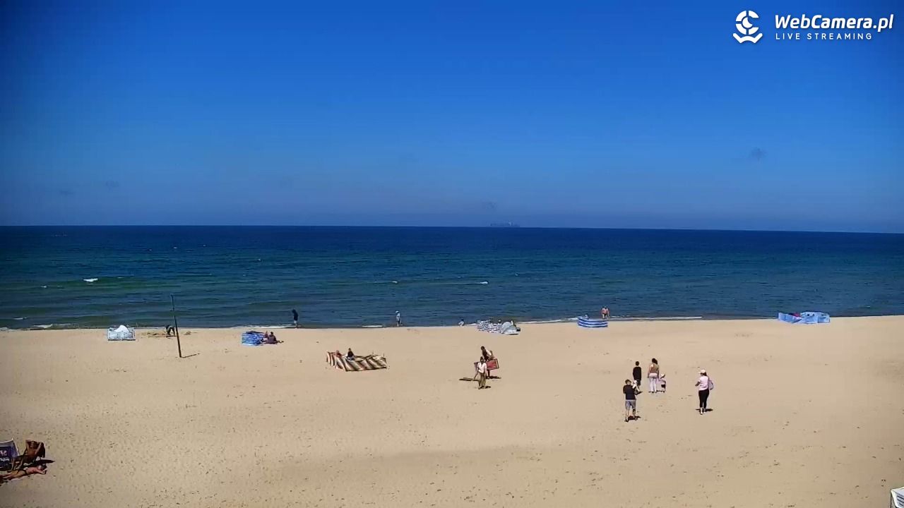 JASTRZĘBIA GÓRA - widok na plażę - 08 czerwiec 2026, 13:59