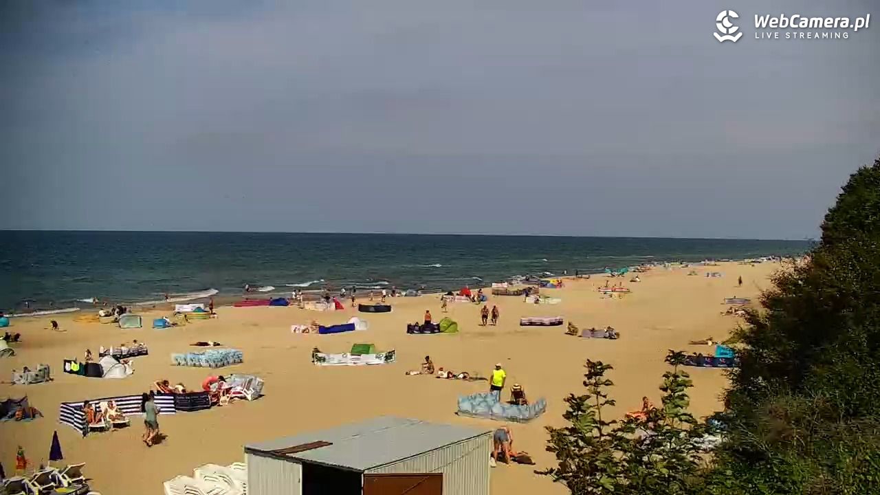 JASTRZĘBIA GÓRA - widok na plażę - 31 lipiec 2026, 15:14