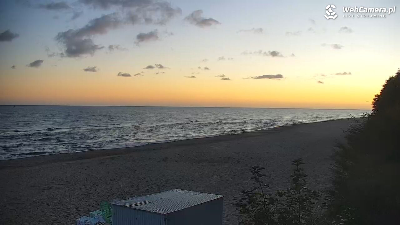 JASTRZĘBIA GÓRA - widok na plażę - 27 wresień 2026, 06:28