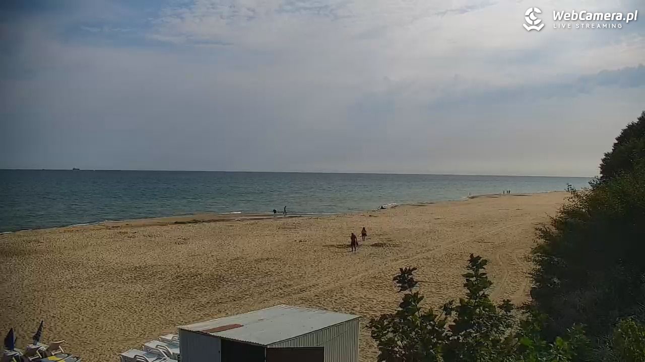 JASTRZĘBIA GÓRA - widok na plażę - 01 sierpień 2026, 09:26