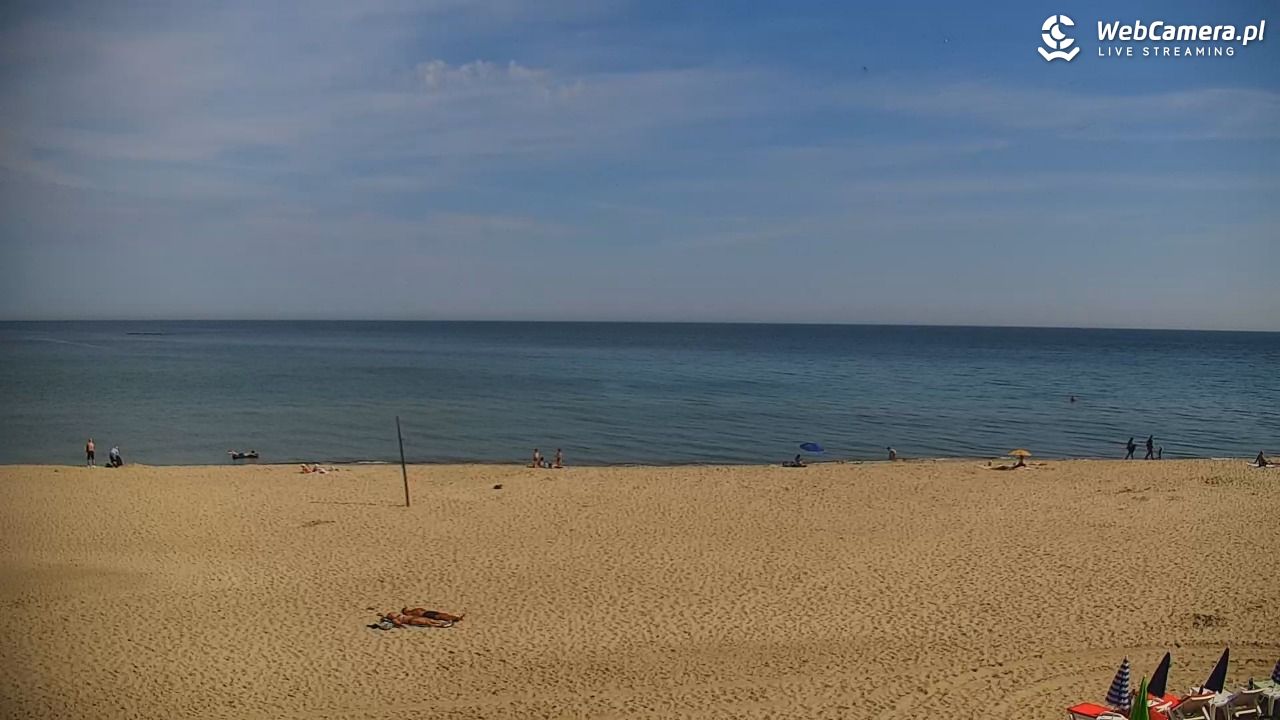 JASTRZĘBIA GÓRA - widok na plażę - 07 czerwiec 2026, 09:33