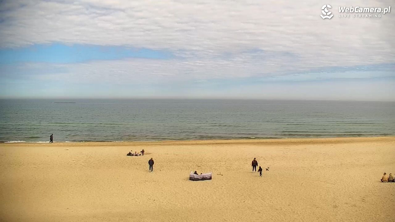 JASTRZĘBIA GÓRA - widok na plażę - 18 kwiecień 2026, 11:42
