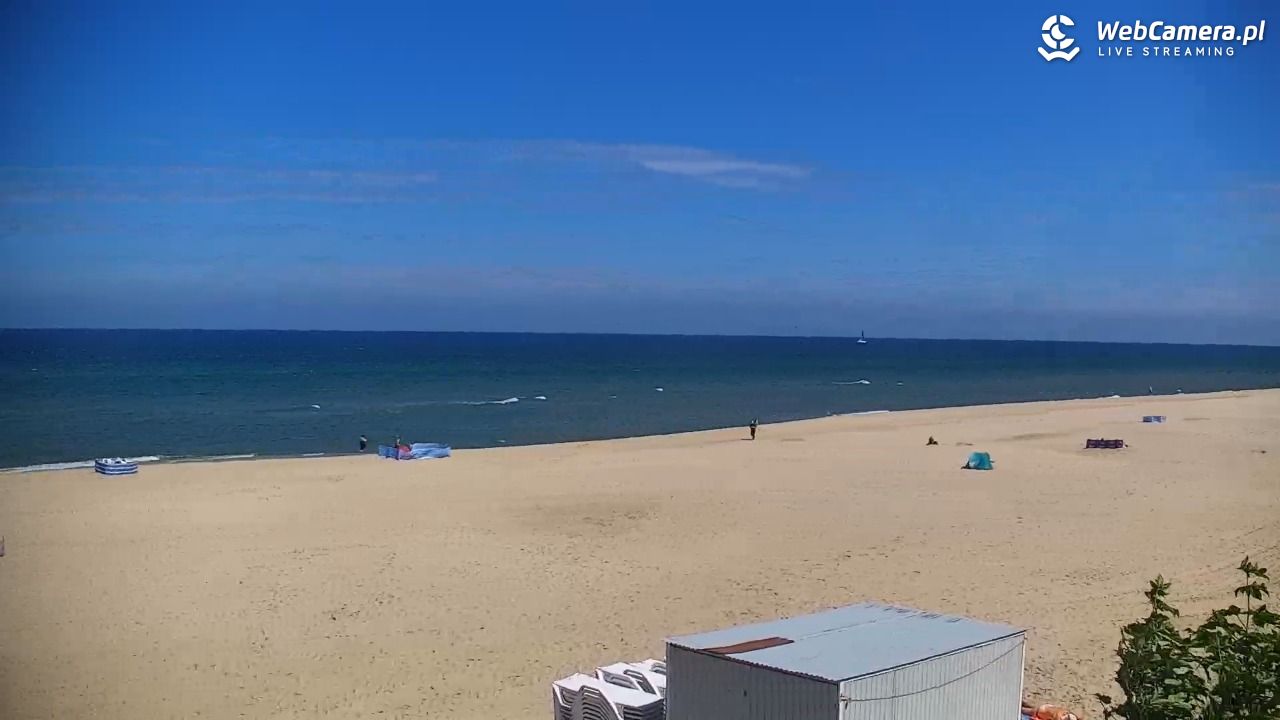 JASTRZĘBIA GÓRA - widok na plażę - 08 czerwiec 2026, 12:24