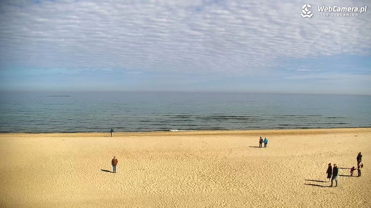 JASTRZĘBIA GÓRA - widok na plażę - 18 kwiecień 2026, 10:23