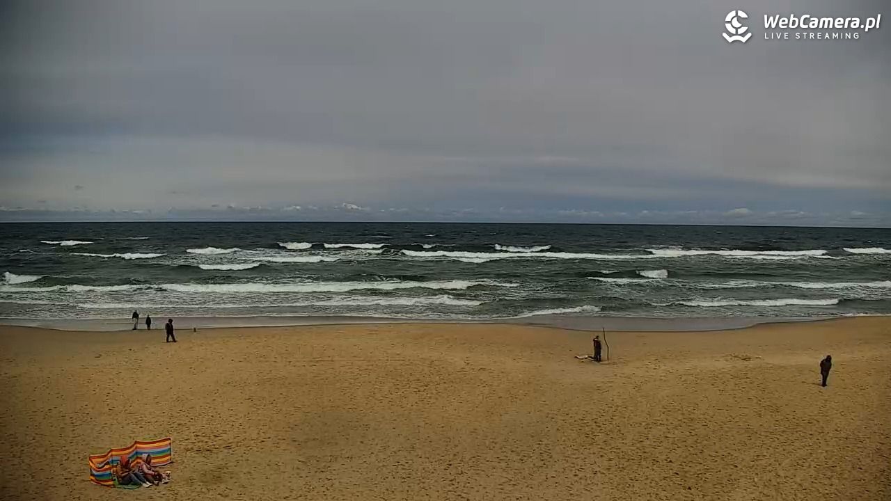 JASTRZĘBIA GÓRA - widok na plażę - 16 maj 2025, 12:38