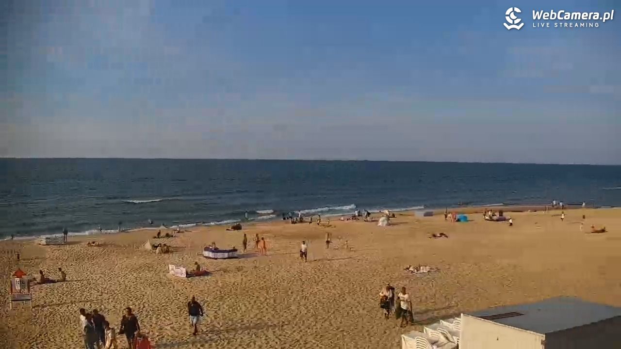 JASTRZĘBIA GÓRA - widok na plażę - 31 lipiec 2026, 18:15