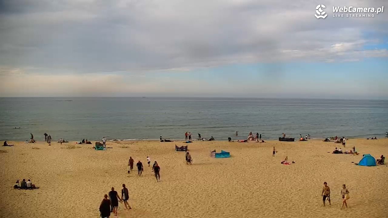 JASTRZĘBIA GÓRA - widok na plażę - 25 lipiec 2025, 17:38