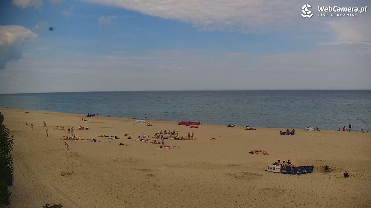 JASTRZĘBIA GÓRA - widok na plażę - 07 czerwiec 2026, 10:35