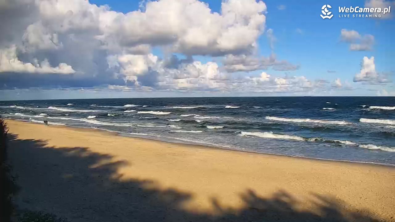 JASTRZĘBIA GÓRA - widok na plażę - 23 wresień 2026, 09:32
