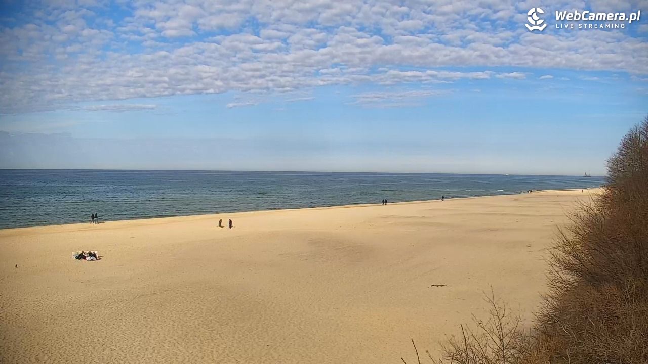 JASTRZĘBIA GÓRA - widok na plażę - 18 kwiecień 2026, 16:34