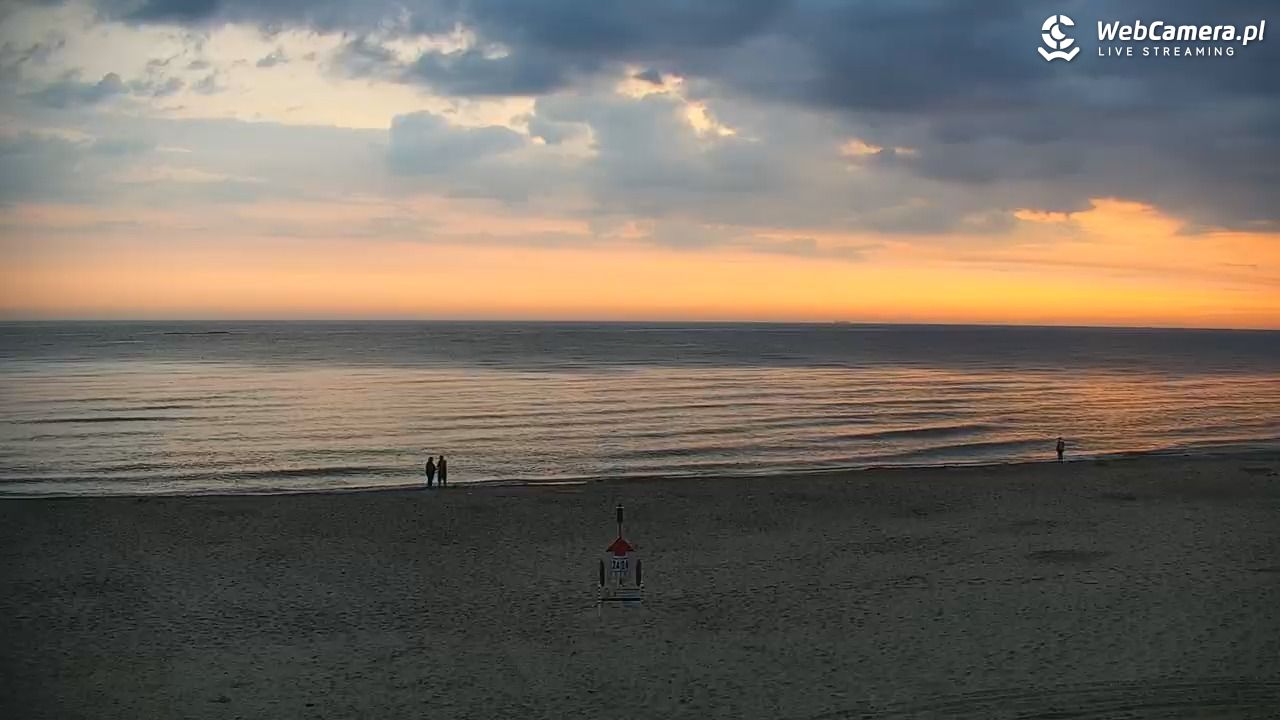 JASTRZĘBIA GÓRA - widok na plażę - 01 sierpień 2026, 05:08