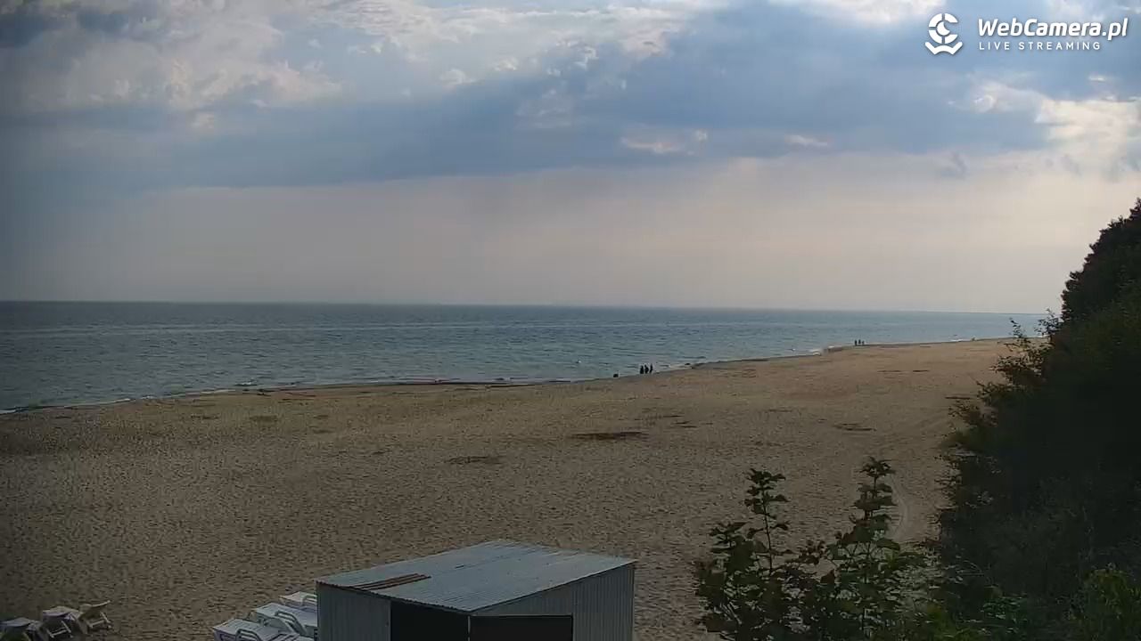 JASTRZĘBIA GÓRA - widok na plażę - 31 lipiec 2026, 08:23