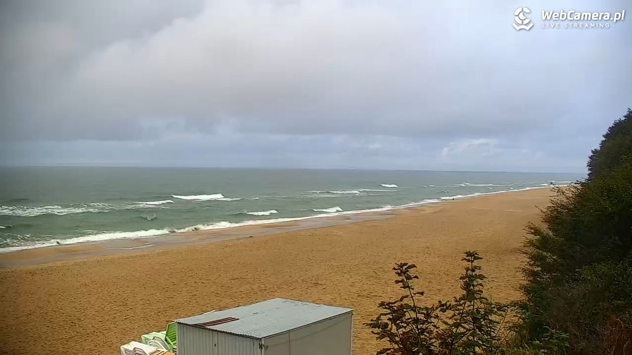 JASTRZĘBIA GÓRA - widok na plażę - 25 wresień 2026, 07:28