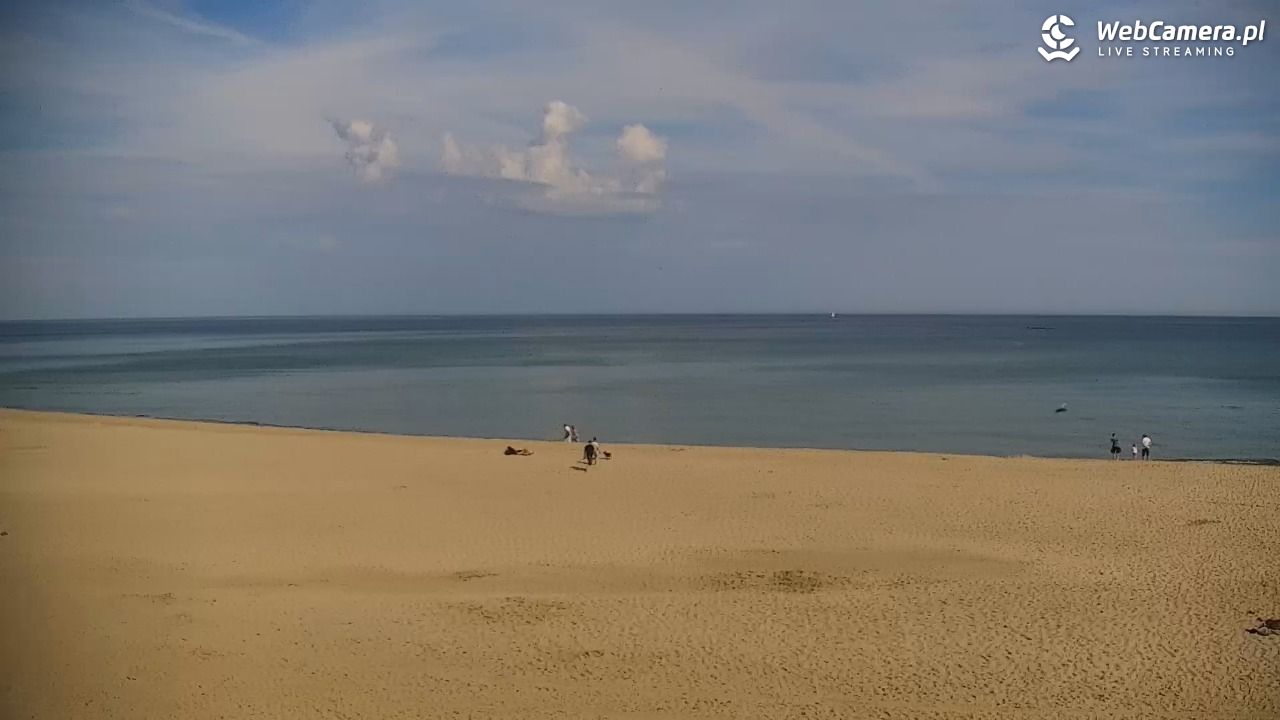 JASTRZĘBIA GÓRA - widok na plażę - 07 czerwiec 2026, 09:20