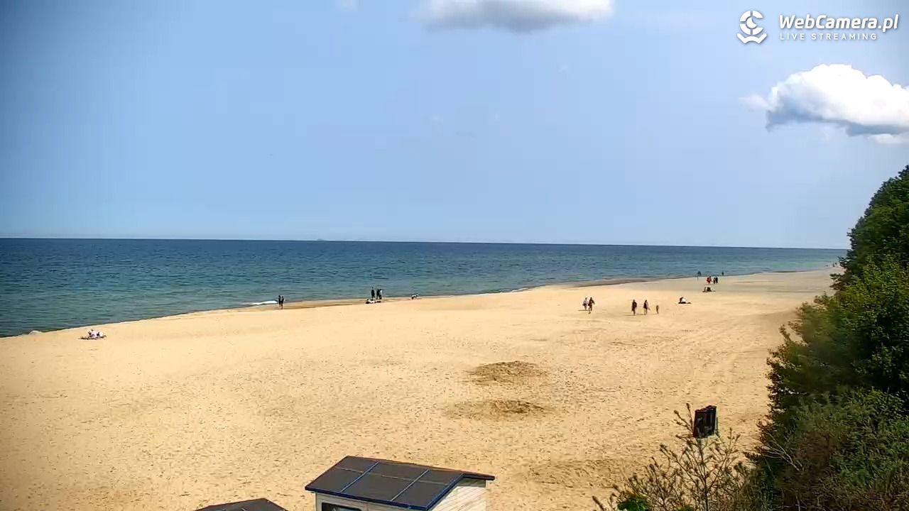 JASTRZĘBIA GÓRA - widok na plażę - 08 czerwiec 2025, 12:39