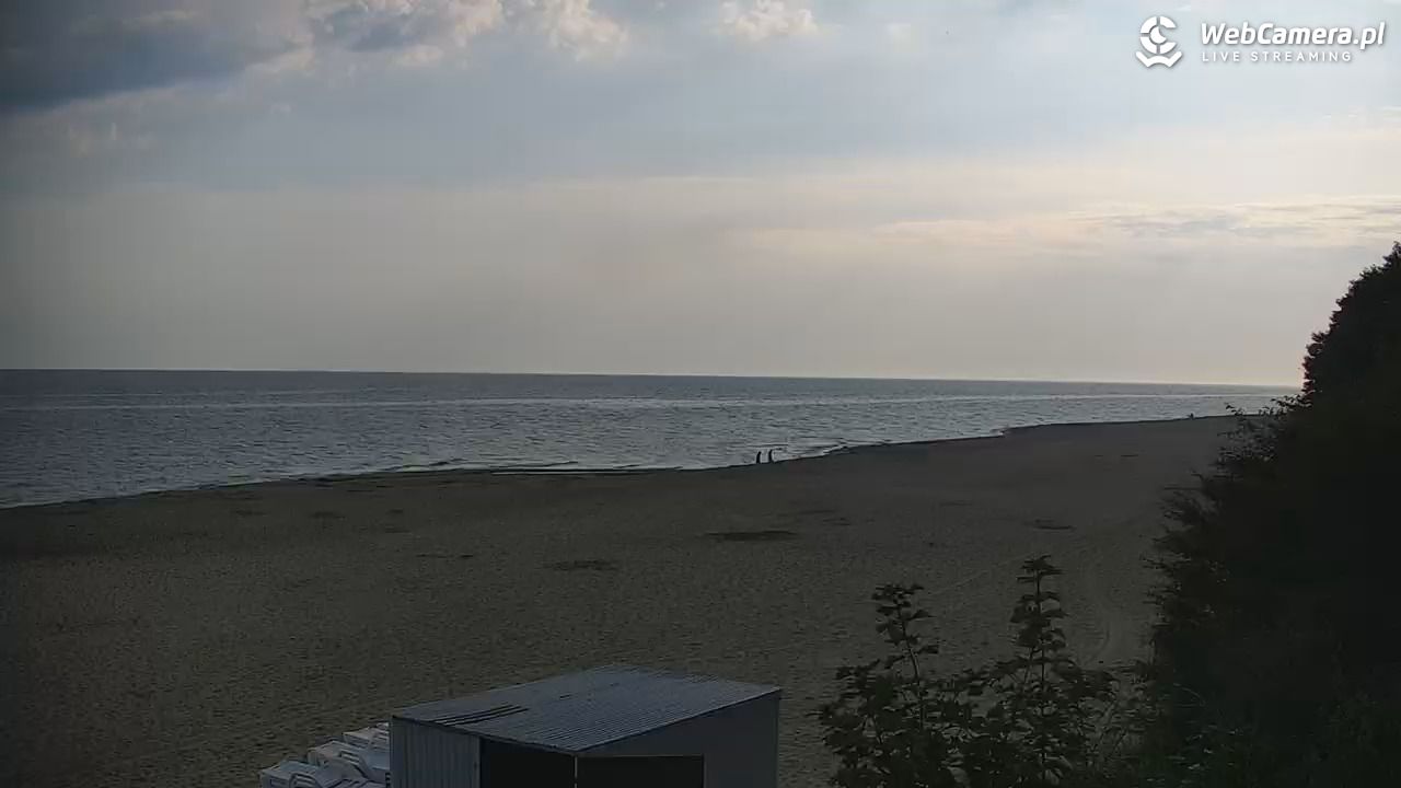 JASTRZĘBIA GÓRA - widok na plażę - 31 lipiec 2026, 08:03