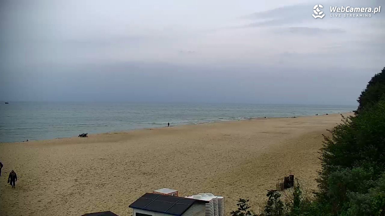 JASTRZĘBIA GÓRA - widok na plażę - 14 wresień 2025, 13:49