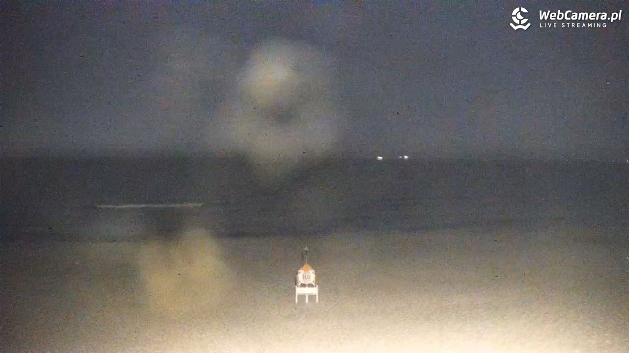 JASTRZĘBIA GÓRA - widok na plażę - 01 sierpień 2026, 00:51