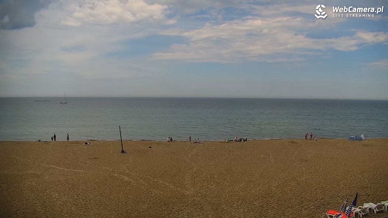 JASTRZĘBIA GÓRA - widok na plażę - 07 czerwiec 2026, 13:02