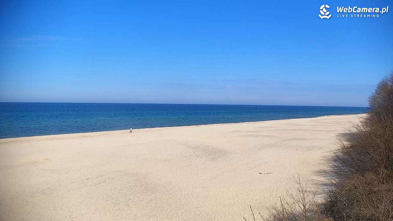 JASTRZĘBIA GÓRA - widok na plażę - 19 kwiecień 2026, 14:40