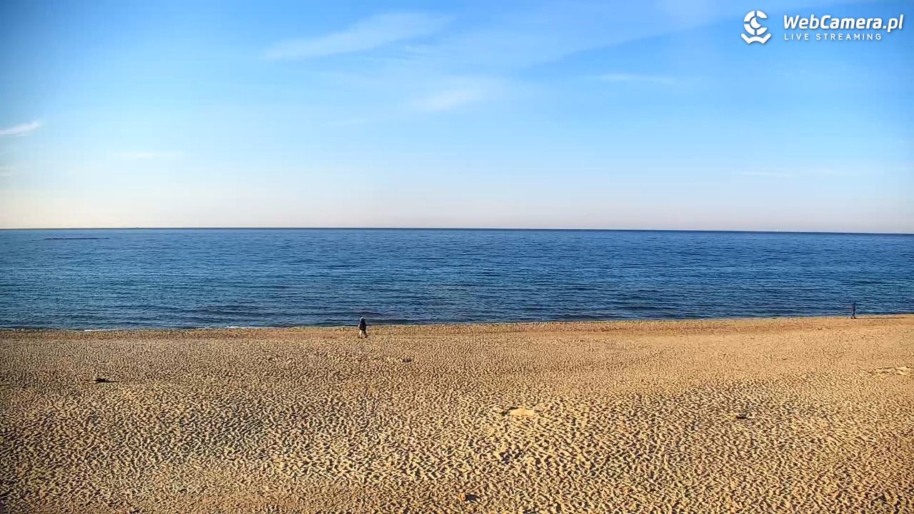 JASTRZĘBIA GÓRA - widok na plażę - 19 kwiecień 2026, 18:20