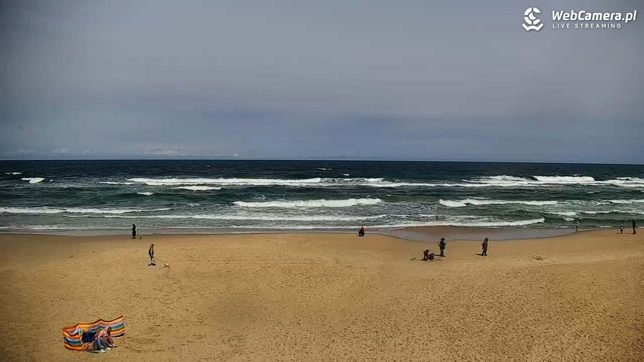 JASTRZĘBIA GÓRA - widok na plażę - 16 maj 2025, 12:01