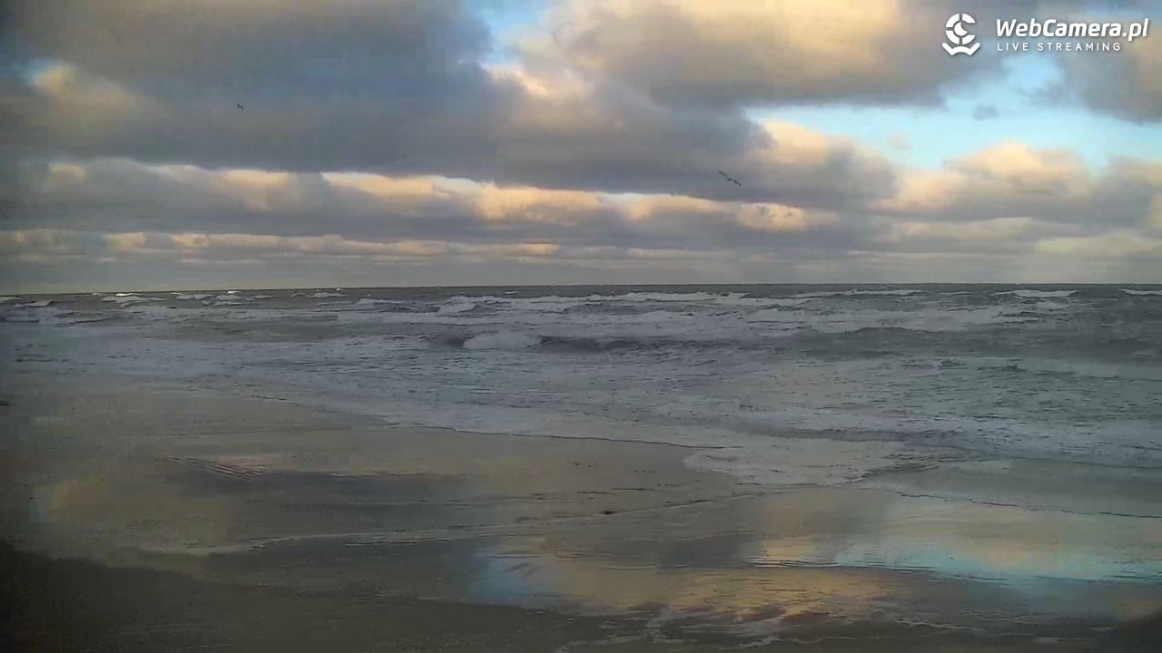 JASTRZĘBIA GÓRA - widok na plażę - 28 grudzień 2025, 09:41