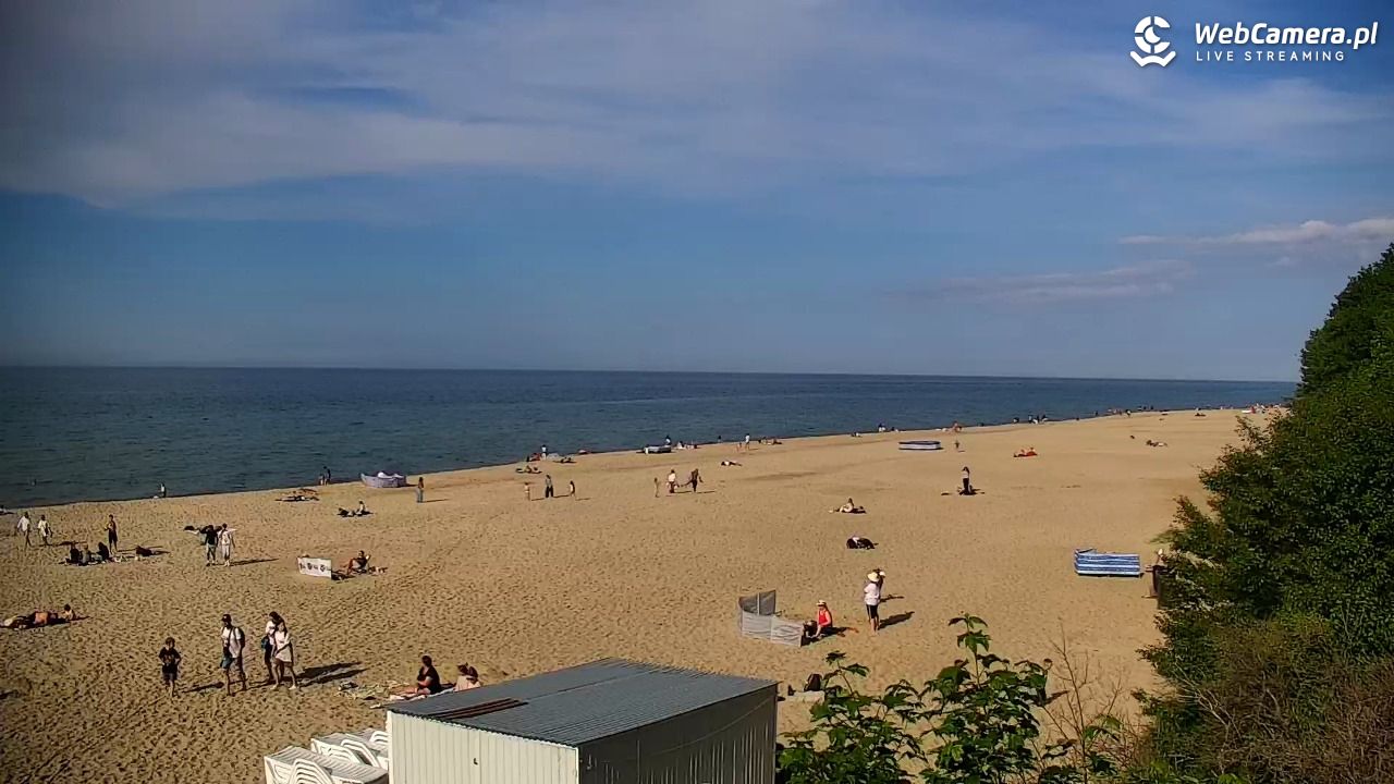 JASTRZĘBIA GÓRA - widok na plażę - 06 czerwiec 2026, 17:27
