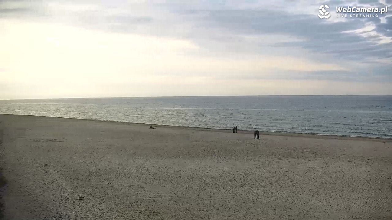 JASTRZĘBIA GÓRA - widok na plażę - 18 kwiecień 2026, 18:04
