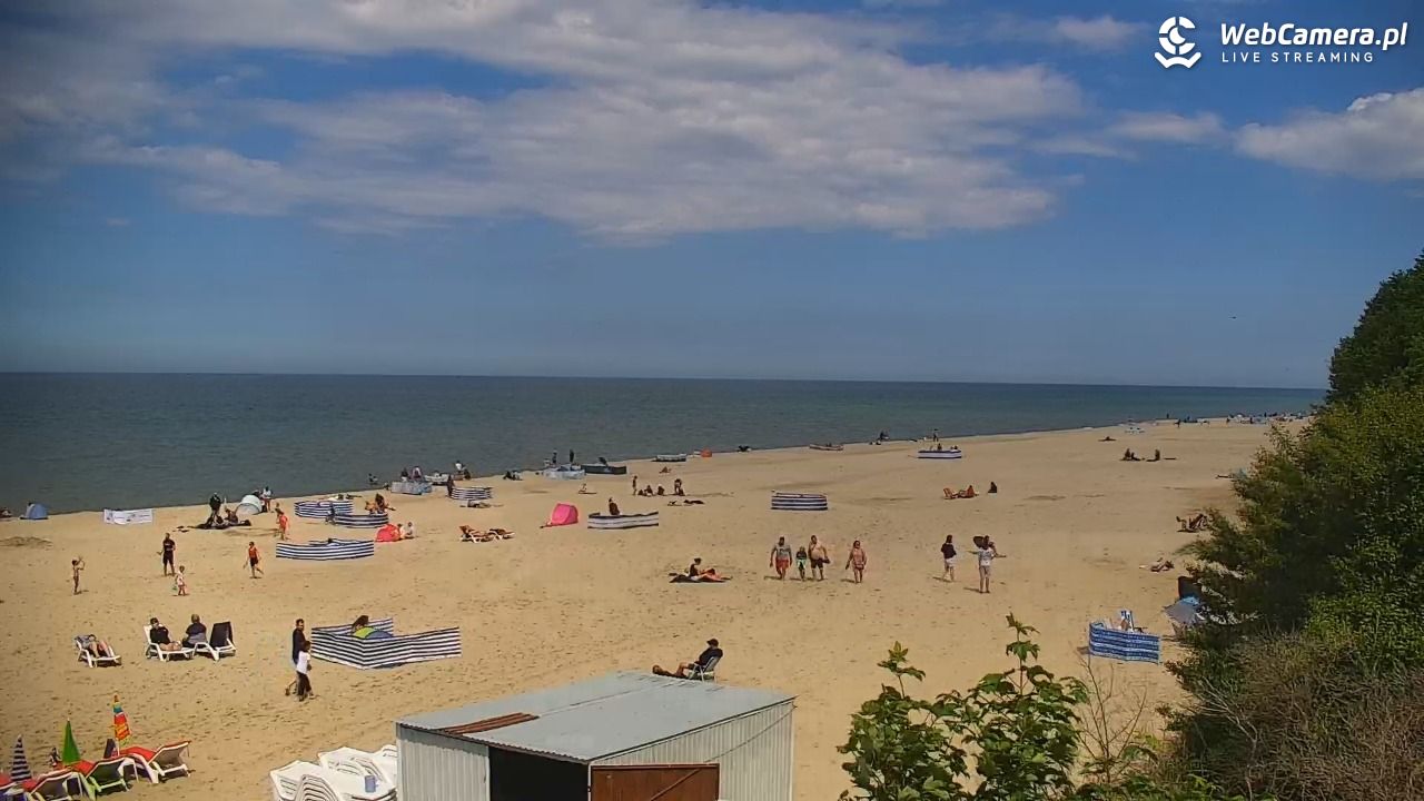 JASTRZĘBIA GÓRA - widok na plażę - 06 czerwiec 2026, 14:36