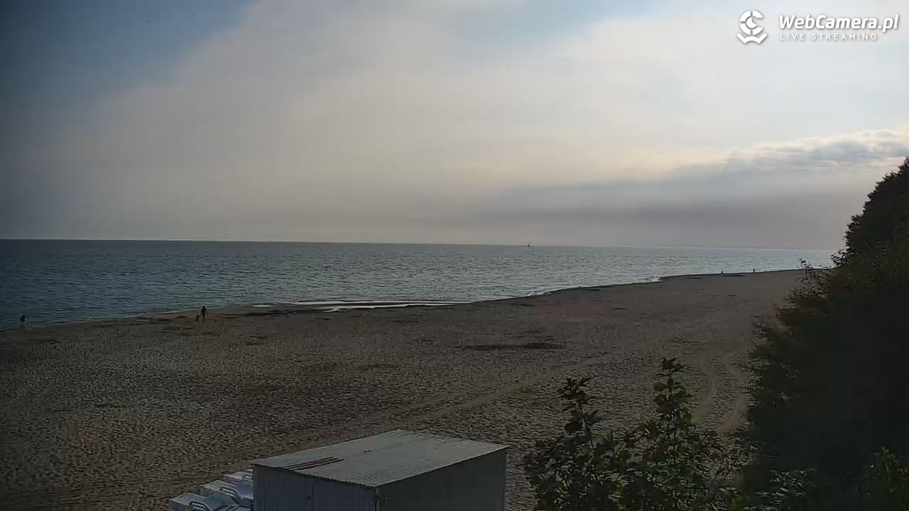 JASTRZĘBIA GÓRA - widok na plażę - 01 sierpień 2026, 07:57