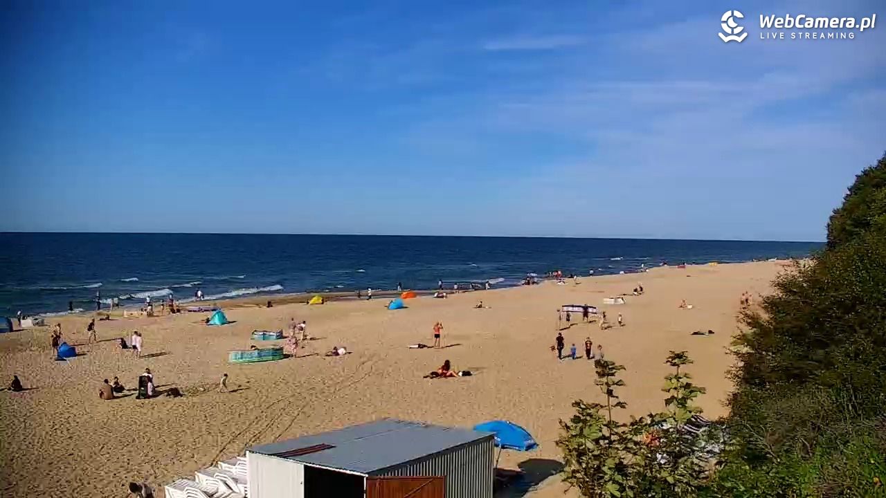 JASTRZĘBIA GÓRA - widok na plażę - 02 sierpień 2026, 17:31