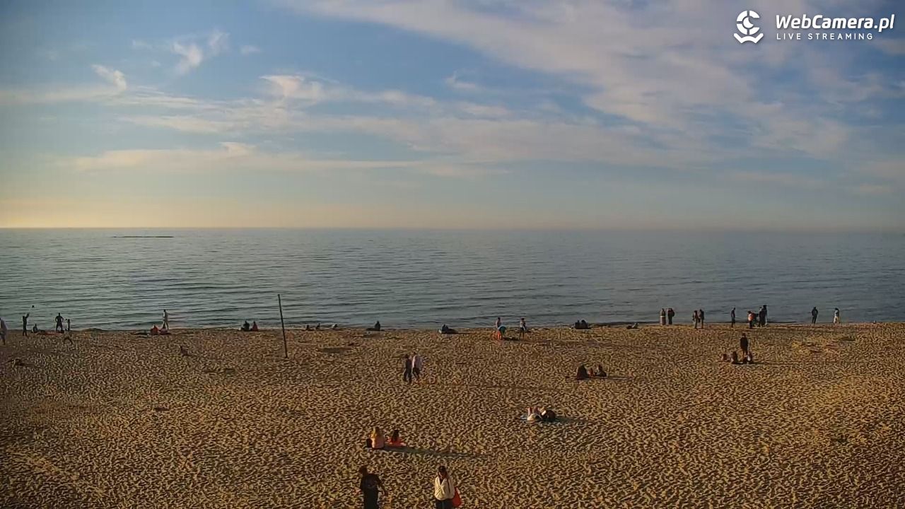 JASTRZĘBIA GÓRA - widok na plażę - 06 czerwiec 2026, 19:55