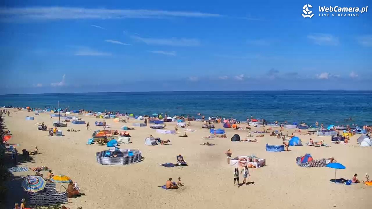 JASTRZĘBIA GÓRA - widok na plażę - 24 lipiec 2025, 12:33