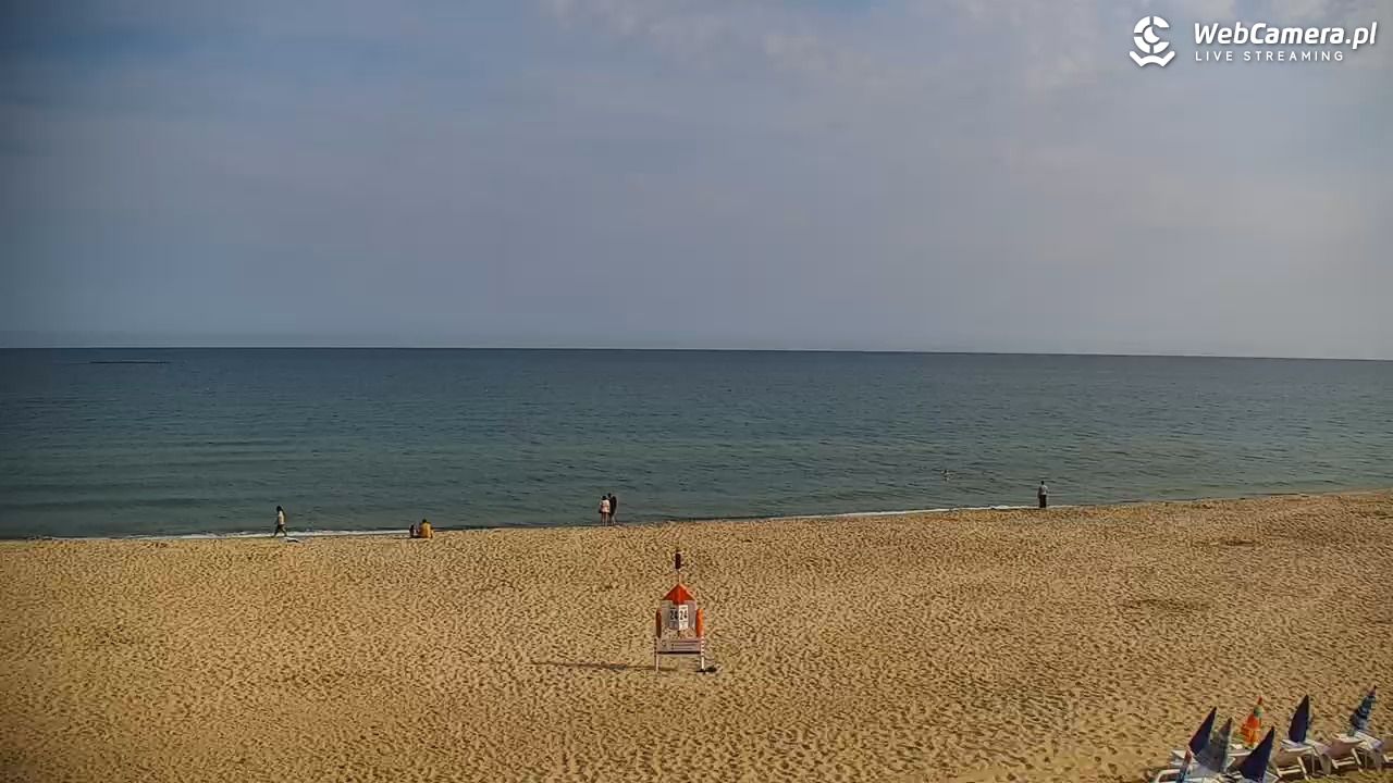 JASTRZĘBIA GÓRA - widok na plażę - 01 sierpień 2026, 08:42
