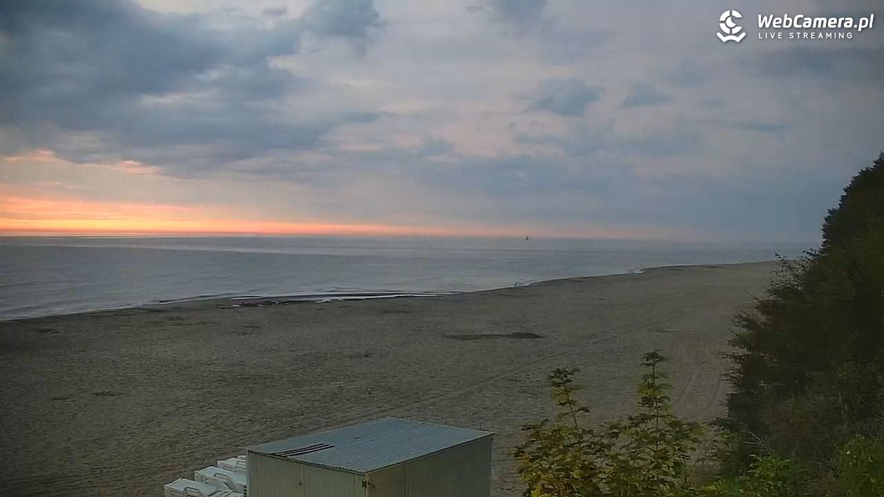 JASTRZĘBIA GÓRA - widok na plażę - 01 sierpień 2026, 04:24
