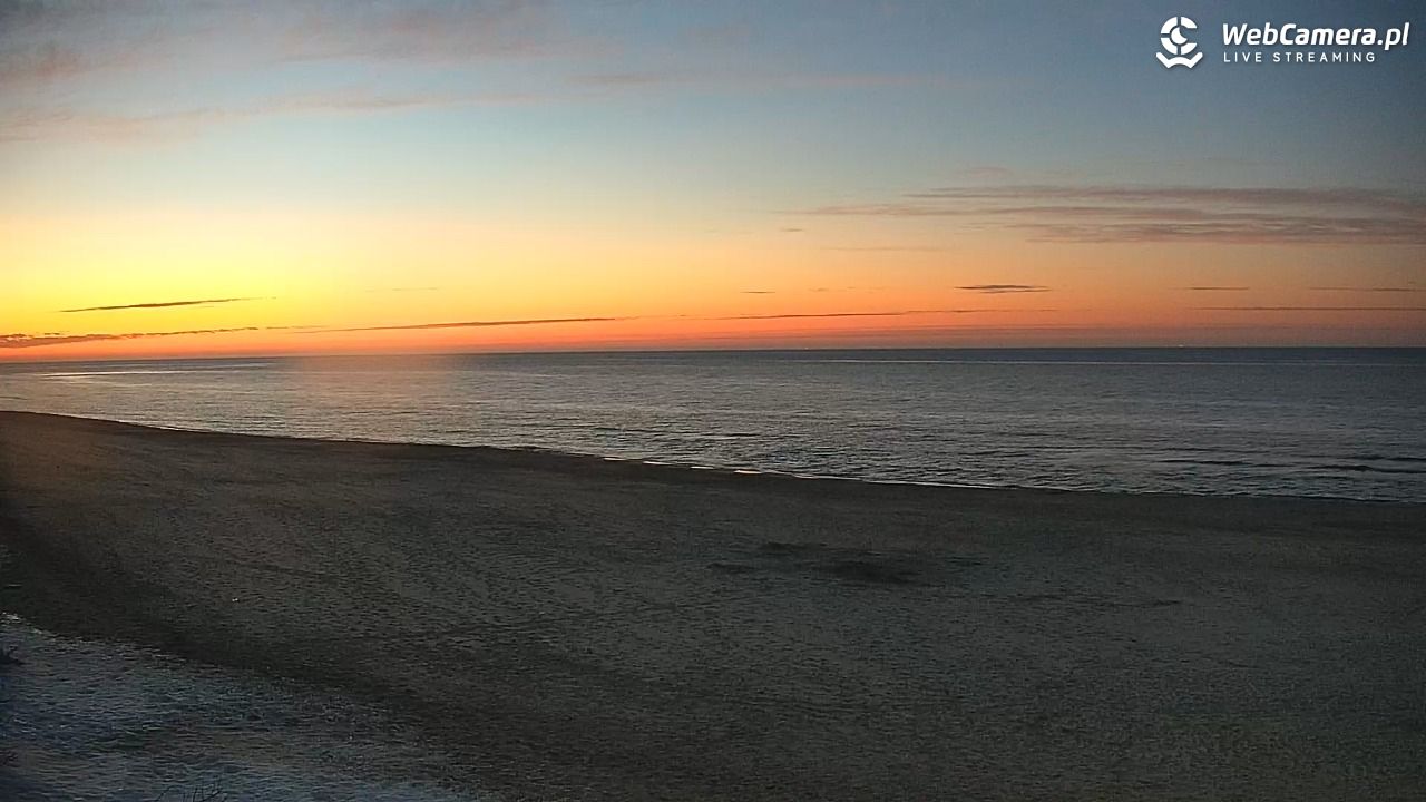 JASTRZĘBIA GÓRA - widok na plażę - 03 marzec 2026, 18:08